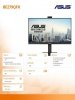 Asus Monitor 27 cali BE279QFK IPS HDMI DP 100Hz kamera